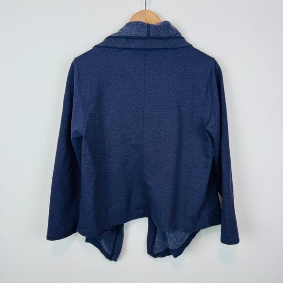 Patagonia Cardigan Sweatshirt Womens Large Wrap purple long sleeve - Picture 2 of 5